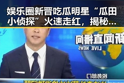 娱乐圈新晋吃瓜明星“瓜田小侦探”火速走红，揭秘其幕后真面目！